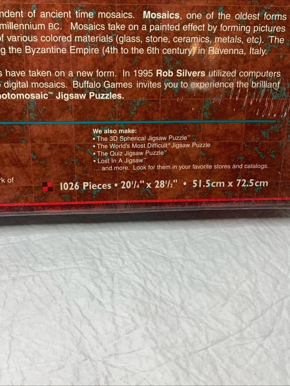 Abraham Lincoln Photomosaics 1000 Piece Jigsaw Puzzle Robert Silvers NEW Sealed!